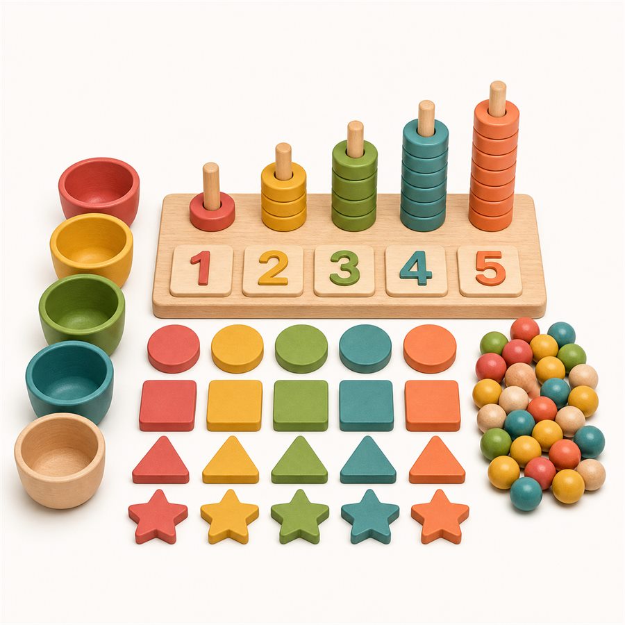 Montessori Sorting & Counting Set