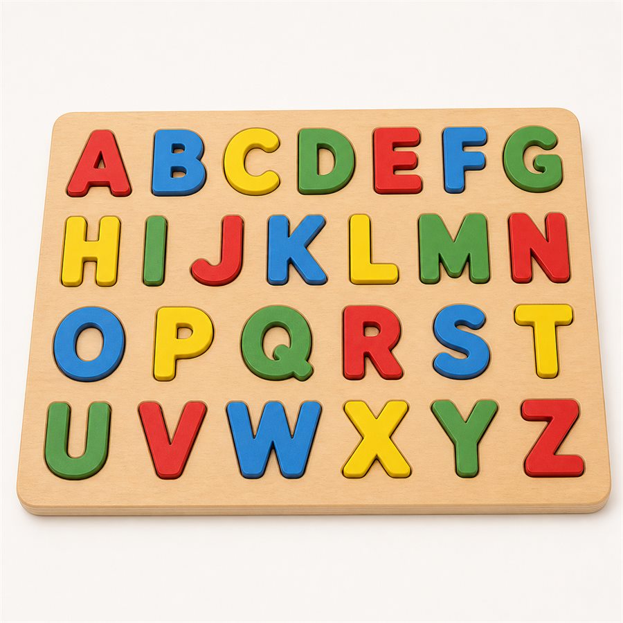 Wooden Alphabet Learning Board
